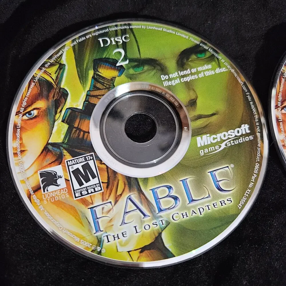 Fable All 4 Disc set PC CD-Rom